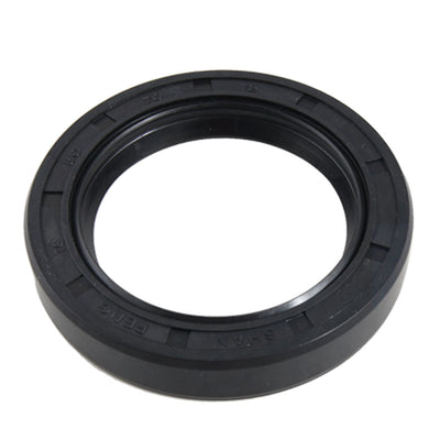 Harfington Uxcell 50x70x12 Black Grooved Rubber Rotary Shaft Oil Seal TC