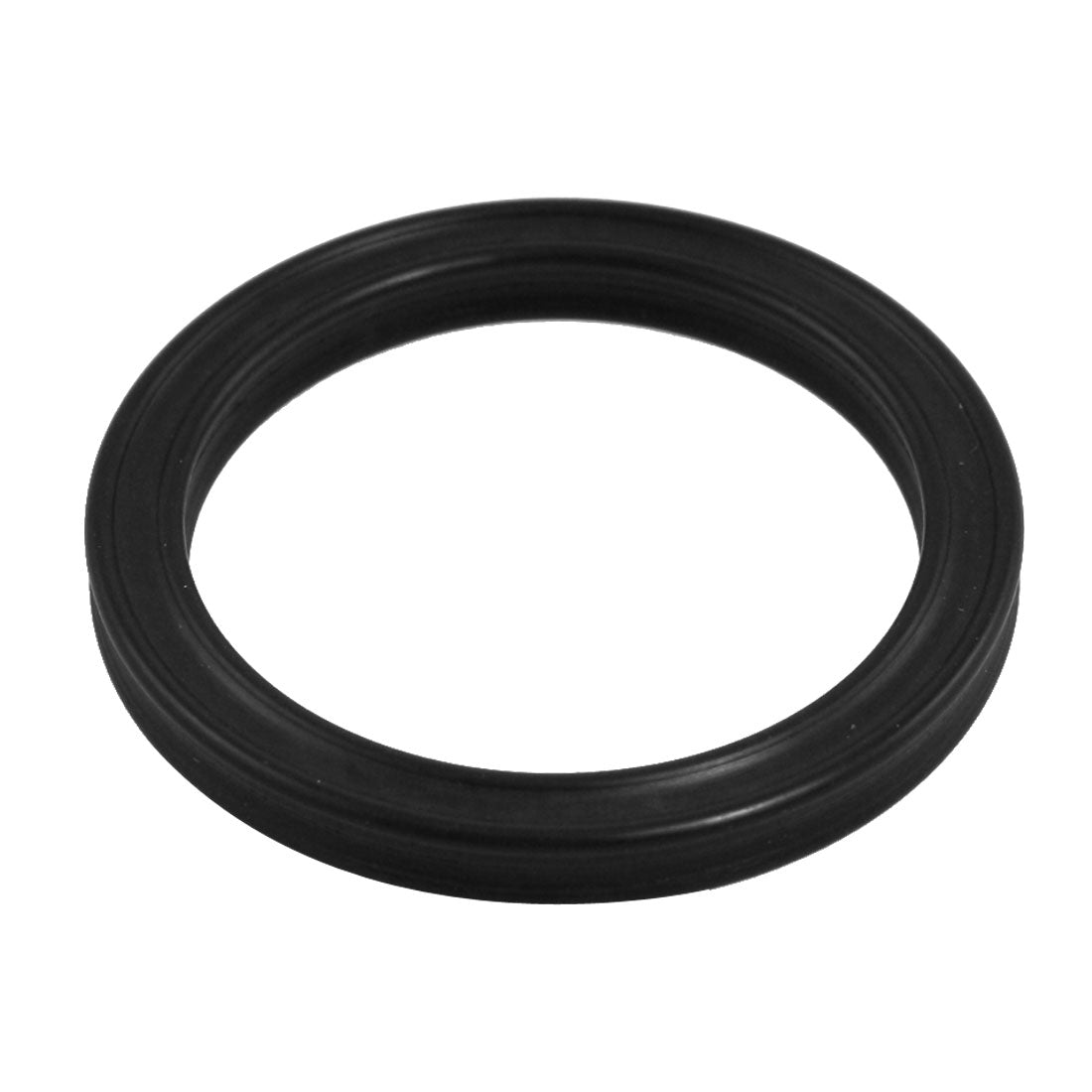 Harfington 50mm x 40mm x 5.33mm Pneumatic Black Rubber Air Seal Ring Gasket