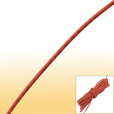 Harfington Uxcell Wire Wrap 1mm Dia Red Heat Shrinkable Tube Shrink Tubing 4 Meters