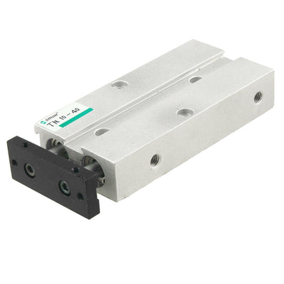 Harfington Uxcell Dual Action 10mm Bore 40mm Stroke Double Rod Pneumatic Air Cylinder