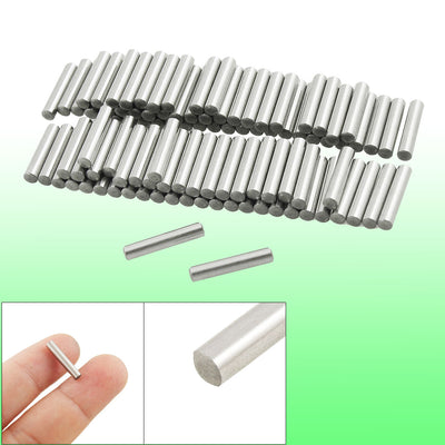 Harfington Uxcell 100 Pcs Stainless Steel 3mm x 15.8mm Dowel Pins Fasten Elements