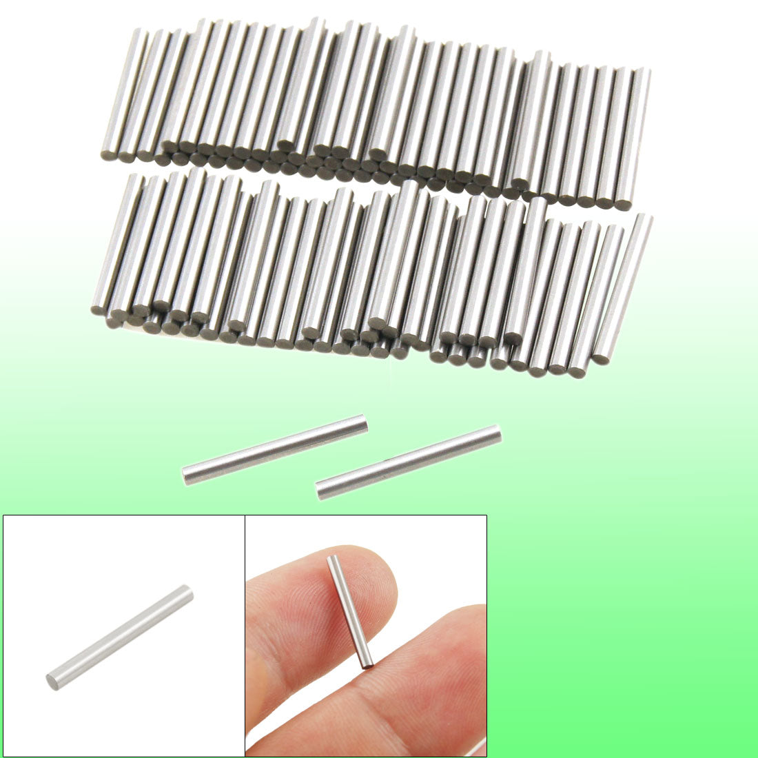 Geating Element Pin Uxcell 100 Pcs Stainless Steel 1.8mm x 15.8mm Dowel Pins Fasten ...