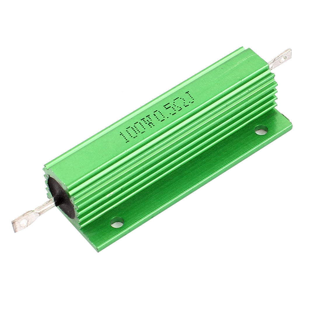 uxcell Uxcell Aluminum Shell 100W Watt 0.5 Ohm Chassis Mounted Wirewound Resistor