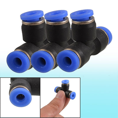 uxcell Uxcell 3 Pcs Pneumatic 4mm Push In Connector T Joint Quick Fittings