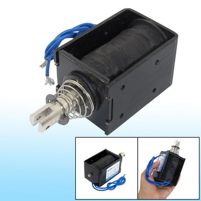 Harfington Uxcell DC 12V 10A 20mm Stroke Pull Push Type Linear Solenoid Electromagnet