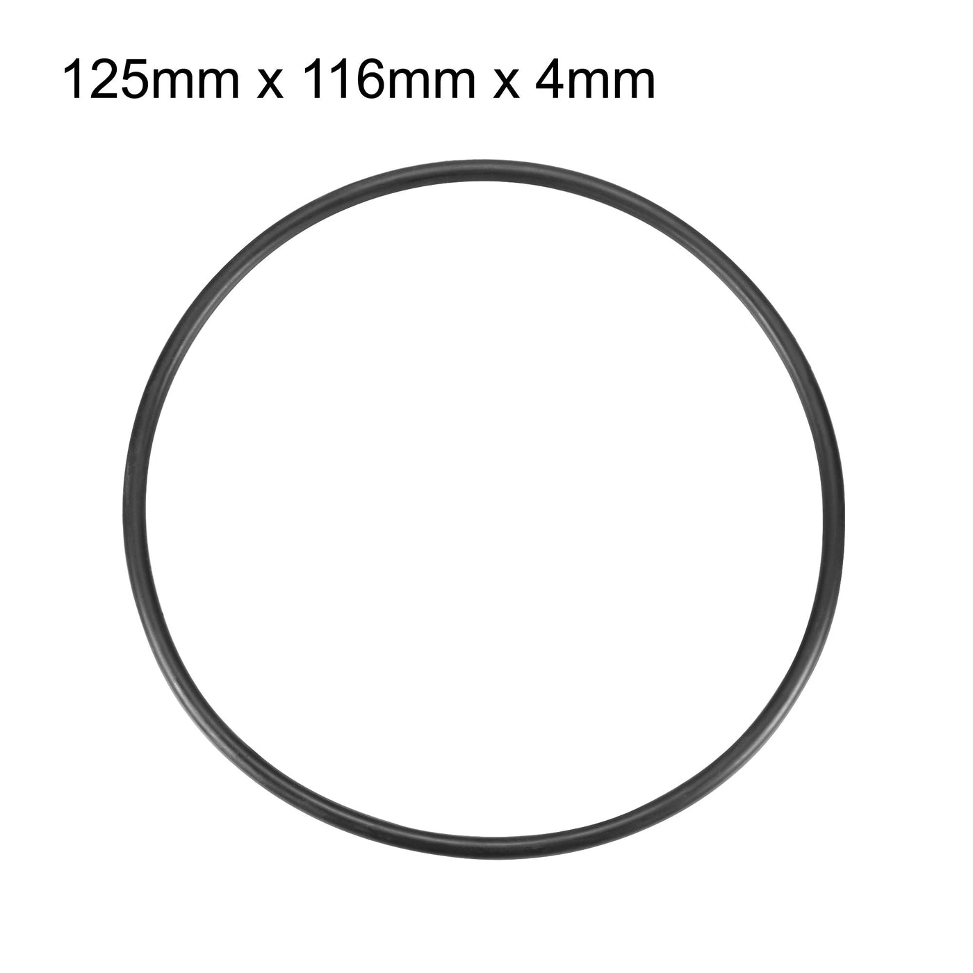 uxcell Uxcell Nitrile Rubber O-Rings, Metric Buna-N Sealing Gasket, Pack of 1