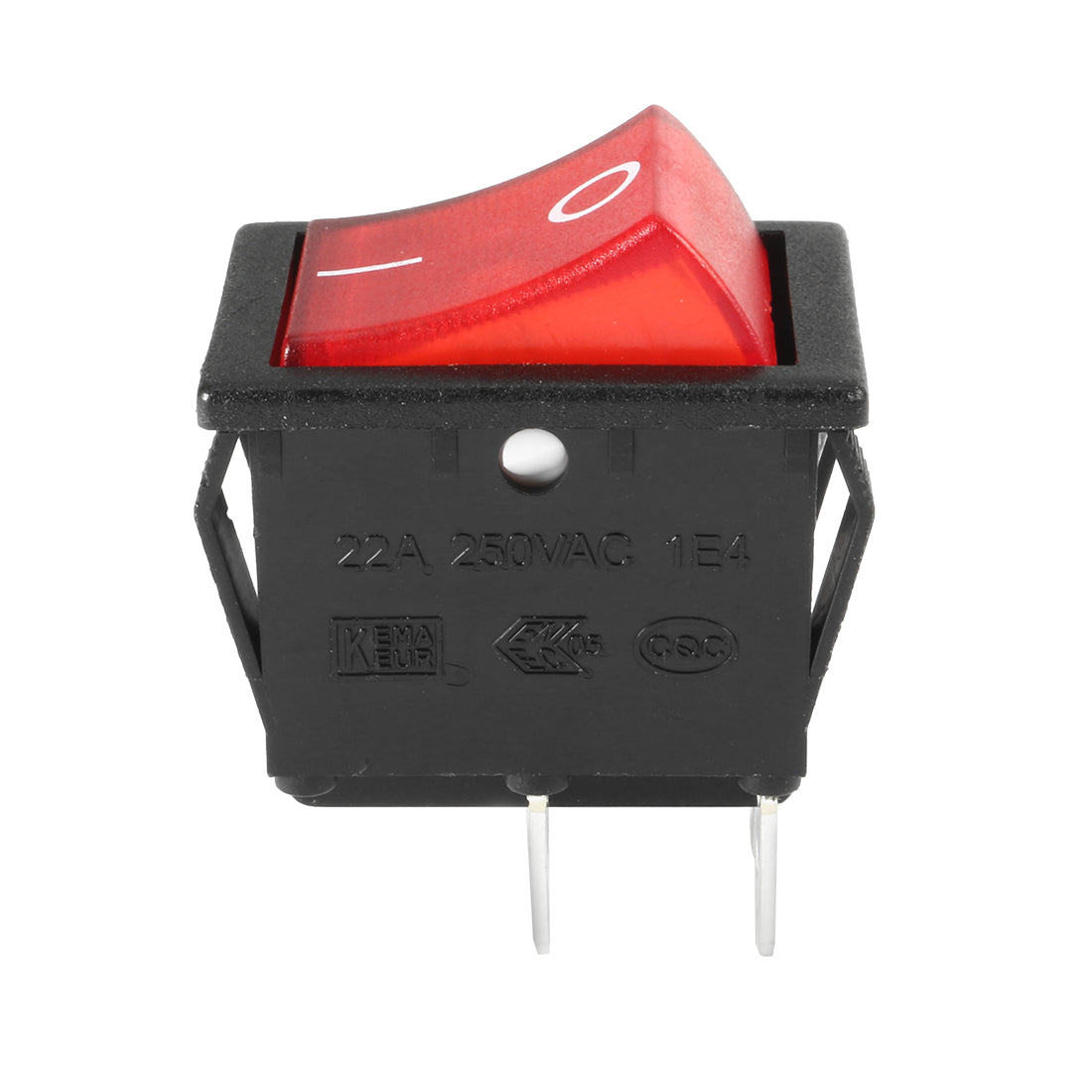 uxcell Uxcell Red Illuminated Light On/Off DPST Boat Rocker Switch 22A/250V 20A/125V AC 5pcs