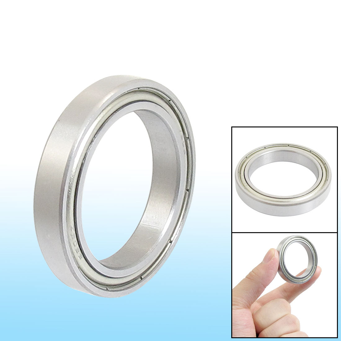 uxcell Uxcell 30 x 42 x 7mm 6806Z Shielded Miniature Deep Groove Radial Ball Bearing
