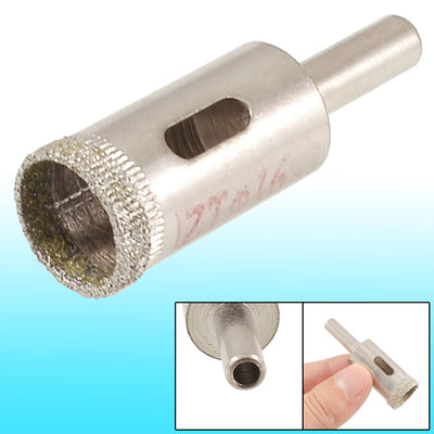 Harfington Uxcell Diamond Particles Coated Drill Bit Tile 16mm Dia Glass Hole Saw