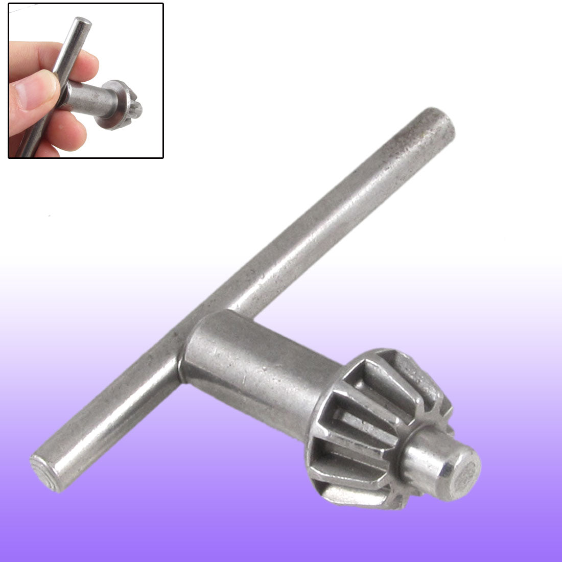 uxcell Uxcell Drill Chuck Key 8mm Pilot 21.5mm Gear for Impact Driver Drills Tools Wrench
