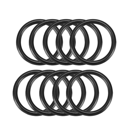 uxcell Uxcell 10 Pcs 30mm x 3mm Mechanical Rubber O Ring Oil Seal Gaskets