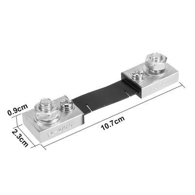 Harfington Uxcell 75A 75mV DC Current Meter Shunt Resistor Resistance for DC Ammeter