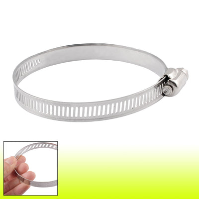 Harfington Uxcell 65mm to 89mm Adjustable Stainless Steel Band Turbo Hose Clamp 3 1/2" Dia
