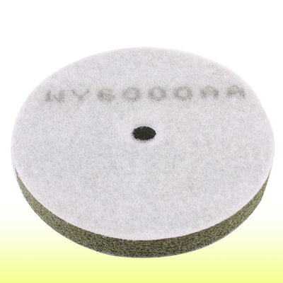 Harfington Uxcell 4" Diameter 6000 Grit Dry Concrete Diamond Polishing Pad White Army Green