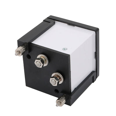 Harfington Uxcell AC 0-450V Fine Tuning Dial Panel Analog Voltage Meter Voltmeter White Black
