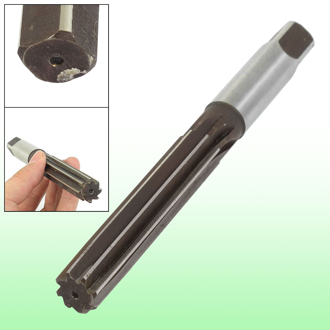 uxcell Uxcell 18mm Diameter 8 Flutes HSS Machine Reamer Milling Cutter Tool