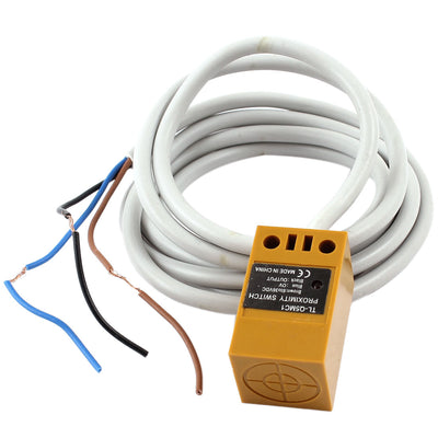 Harfington Uxcell NPN NO 5mm Inductive Proximity Sensor Switch 3 Wire DC 6-36V 1 Meter Cable