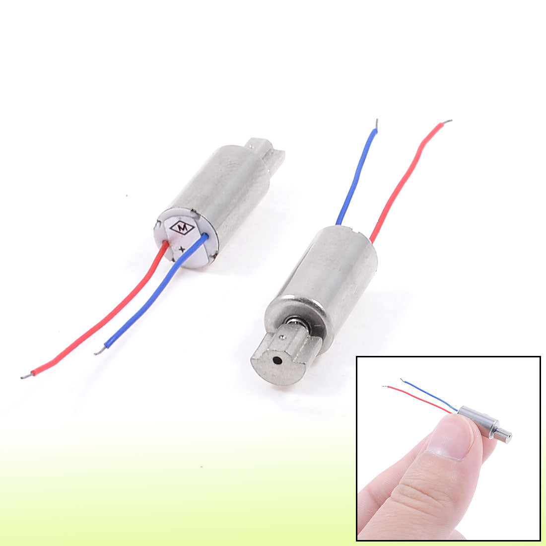 uxcell Uxcell 2 Pcs DC 1.3V 6mm x 12mm Mini Coreless Vibration Motor for Model Aircraft Toy