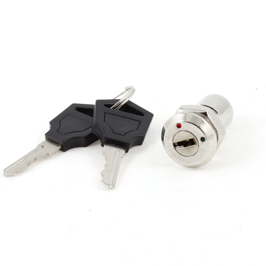 uxcell Uxcell AC 250V 2A 2 Terminals On Off Tubular Key Lock Switch