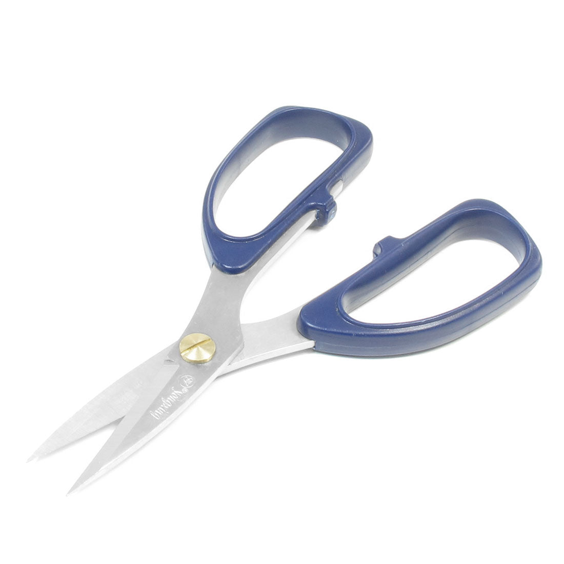 uxcell Uxcell Industrial Tool Blue Grip Craft Paper Plastic Sheets Cutter Scissors