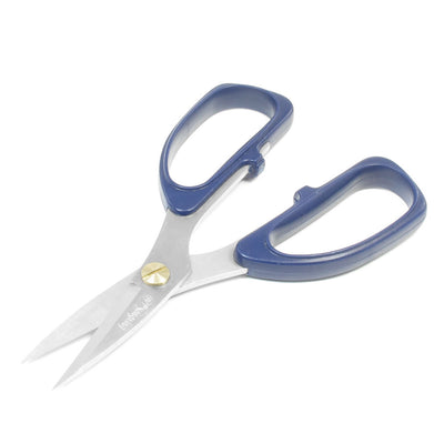 Harfington Uxcell Industrial Tool Blue Grip Craft Paper Plastic Sheets Cutter Scissors