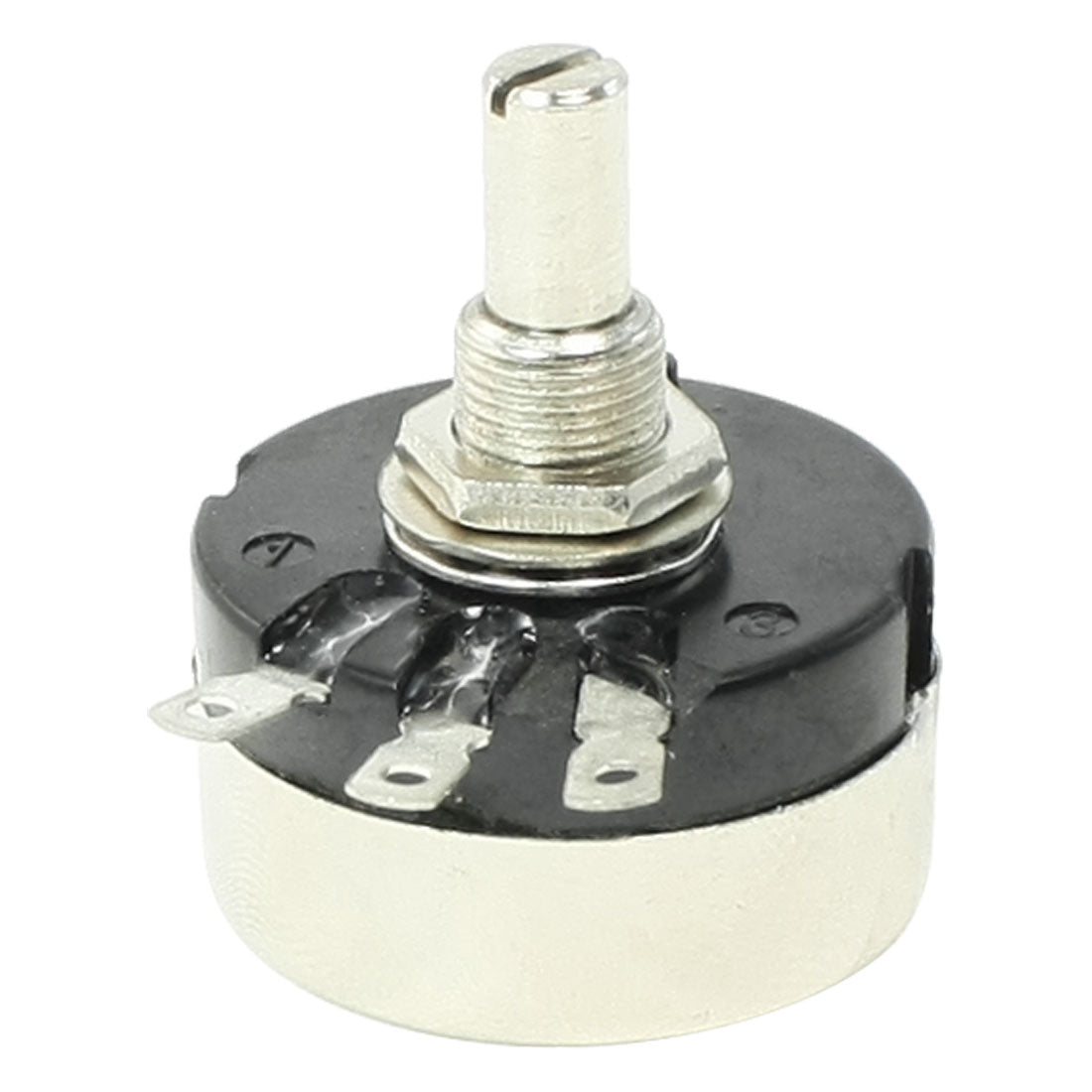 uxcell Uxcell RV30YN20S/B202 2K ohm 6mm Round Shaft Carbon Film Rotary Taper Potentiometer