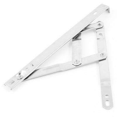 Harfington Uxcell Stainless Steel 10.4" 265mm Length Side Hung UPVC Window Friction Hinge