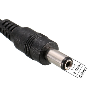 Harfington Uxcell DC 1 Female to 4 Male Power Splitter Cable Cord for CCTV Security Camera