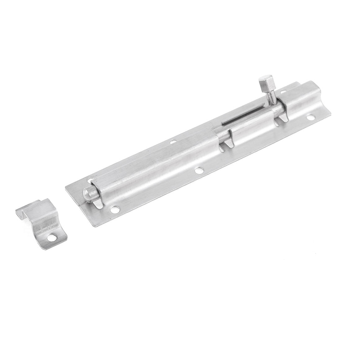uxcell Uxcell 4.9" Stainless Steel Gate Door Latch Security Barrel Bolt