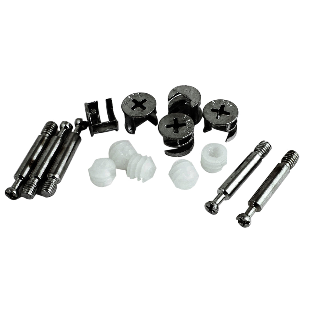 uxcell Uxcell Furniture Connecting Cam Fitting + Dowel + Pre-inserted Nut 5 Sets