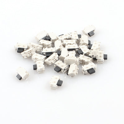 Harfington Uxcell 30 Pcs 4mm x 2mm SPST Momentary Push Button Surface Mounted Devices SMT Tactile Tact Switch