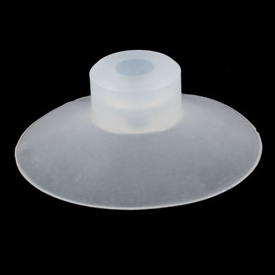 Harfington Uxcell 50x19mm Outside Diameter Mini Silicone Vacuum Suction Cup Filter