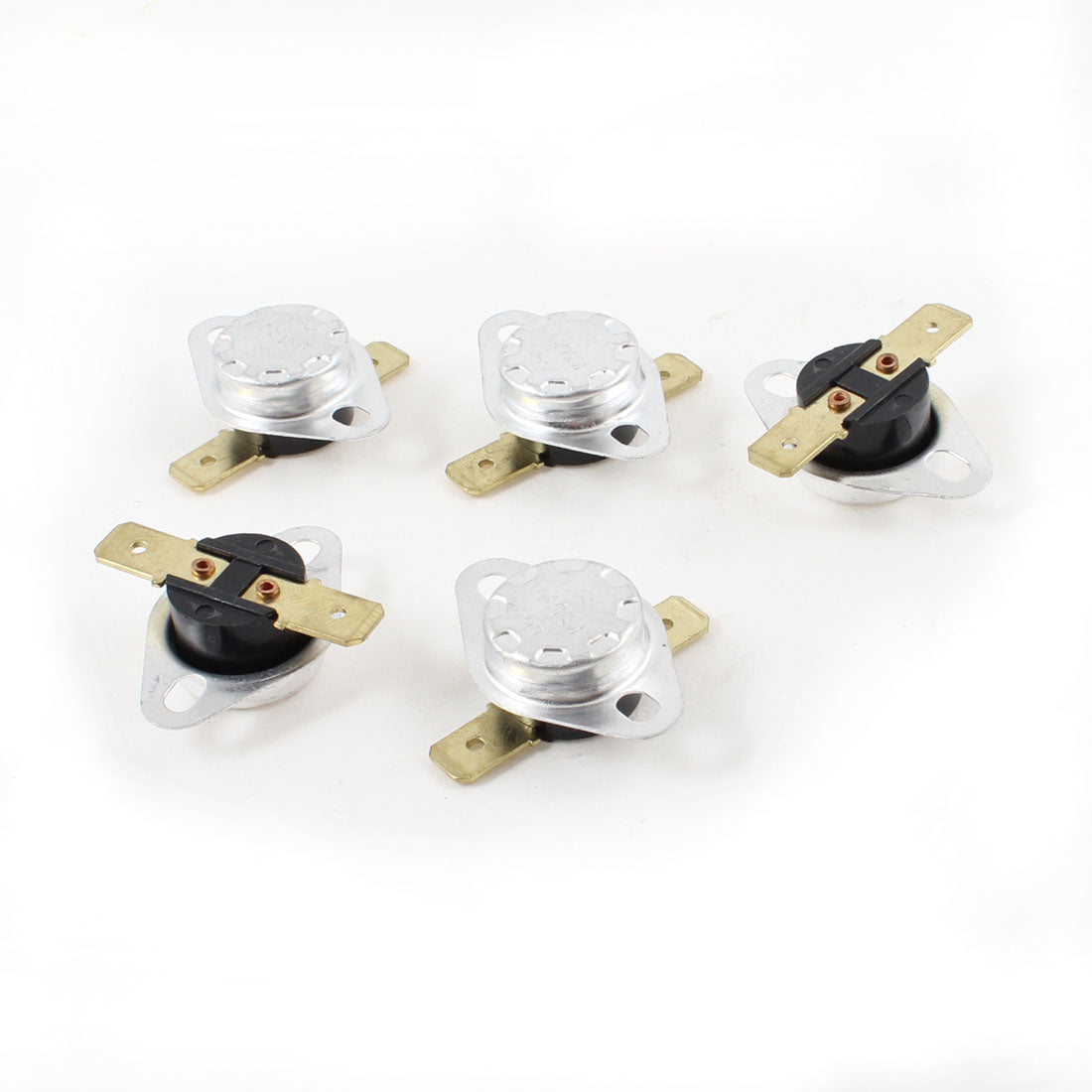 uxcell Uxcell 5pcs 82C 180F NC Normal Close Thermostat Temperature Thermal Switch KSD301