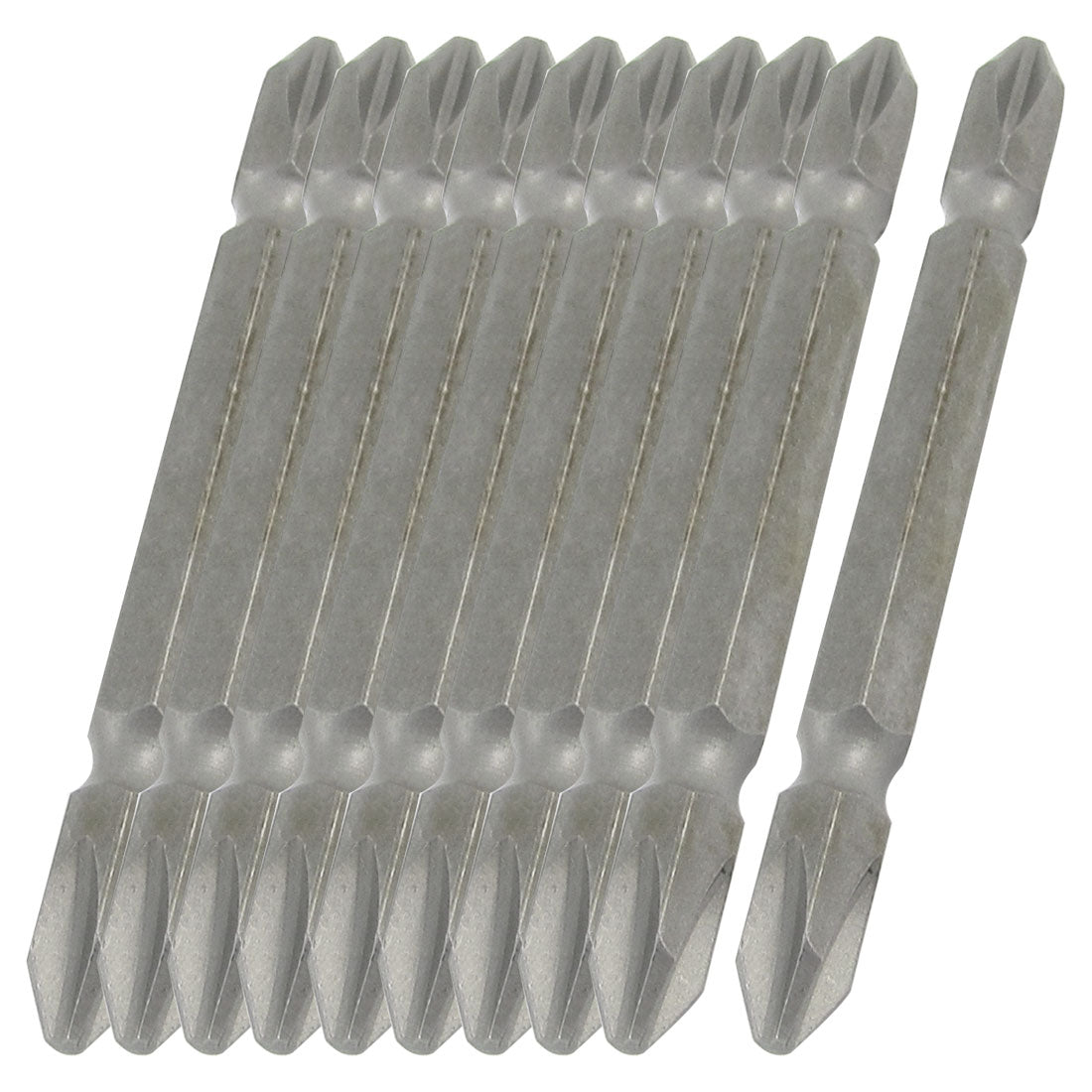 Uxcell Uxcell 10PCS 1/4" Hex Shank PH2 Double End Phillips Screwdriver Bits 50mm Length