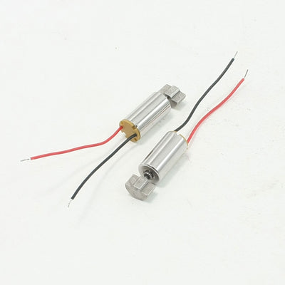 Harfington Uxcell RC Helicopter Airplane Vibration Micro Coreless Motor 6mm x 12mm DC 3.7V 2 Pcs