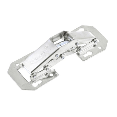 Harfington Uxcell Furniture Hardware Metal Concealed Spring Hinge 90 Degree Open 106mm Long