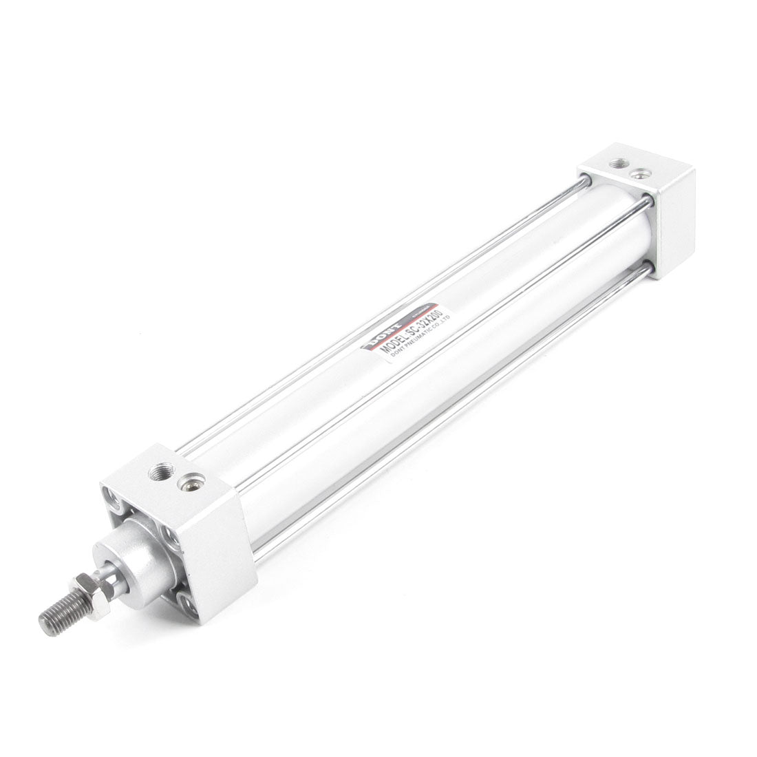 uxcell Uxcell Single Screwed Piston Rod 32 x 200 Dual Action Pneumatic Cylinder