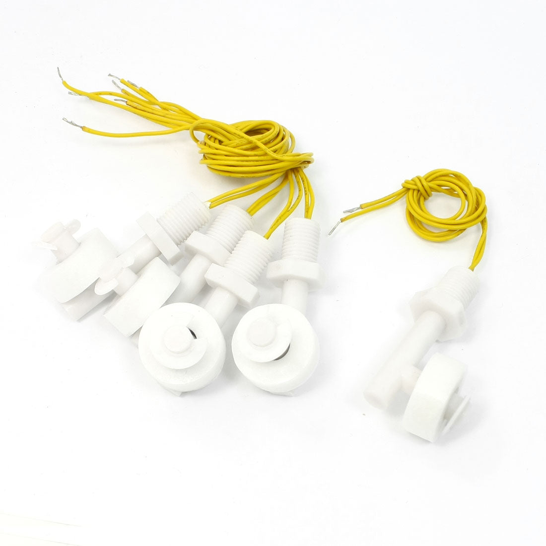 uxcell Uxcell 5 Pieces Water Level Monitor Sensor Right Angle Float Switches ZPC1 White