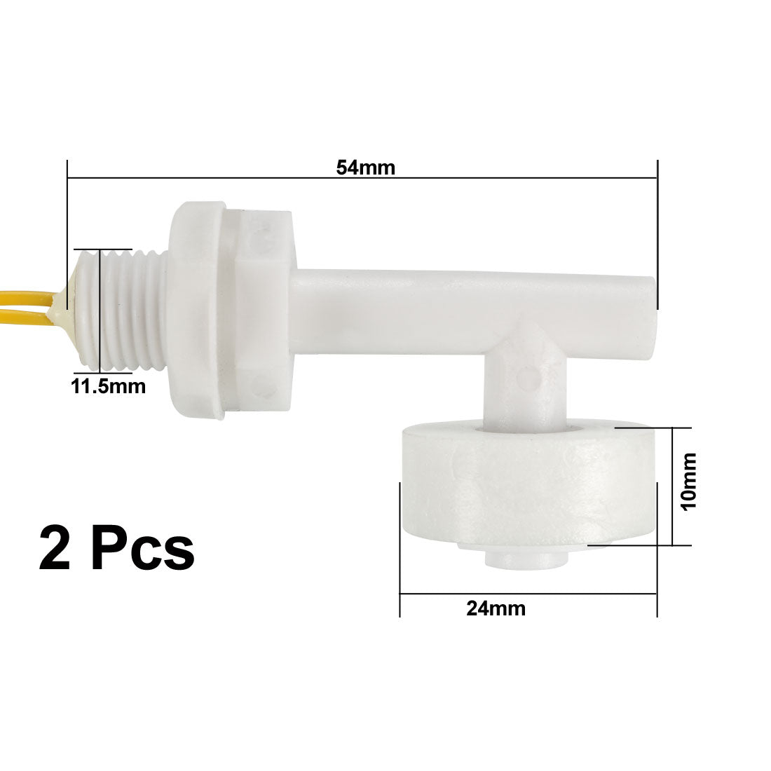 uxcell Uxcell Fish Tank Liquid Water Level Sensor Right Angle Float Switch 2 Pcs