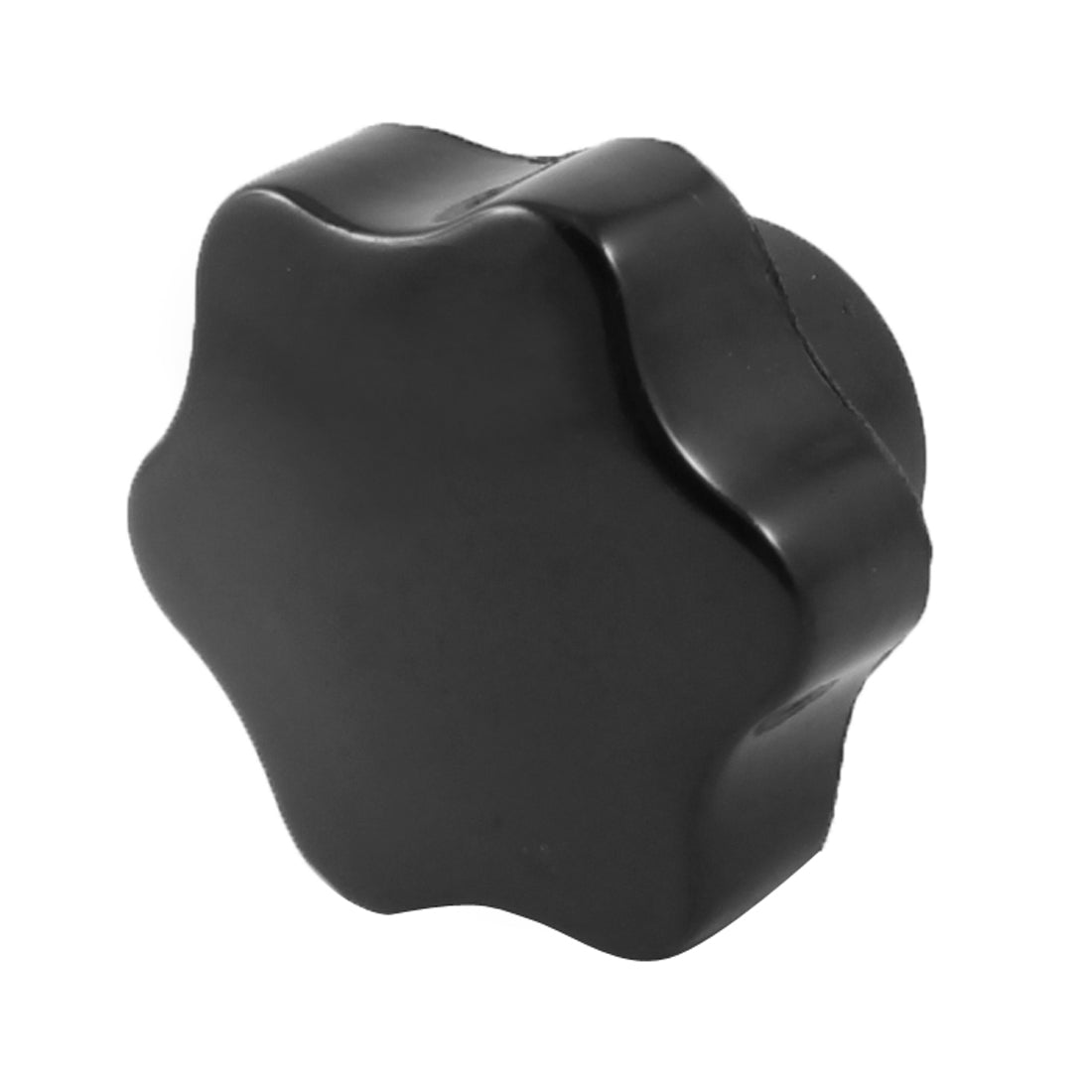 uxcell Uxcell 50mm Diameter M8 Female Thread Metal Clamping Star Knob Black Replacement