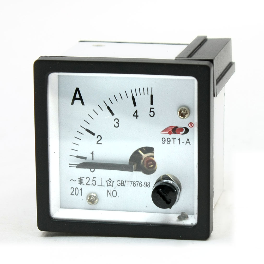 Uxcell AC 0-5A Class 2.5 Square Panel Analog Meter Ammeter 99T1 ...