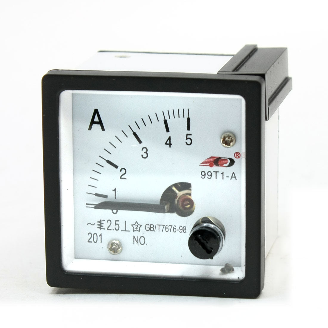 uxcell Uxcell AC 0-5A Class 2.5 Square Panel Analog Meter Ammeter 99T1