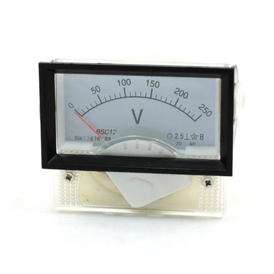 Harfington Uxcell 85C17 DC 0-250V Analogue Pointer Panel Meter Voltmeter