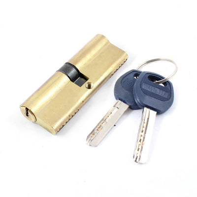 Harfington Uxcell Home Gold Tone Metal Safety Home Door Lock Cylinder W 7 Keys