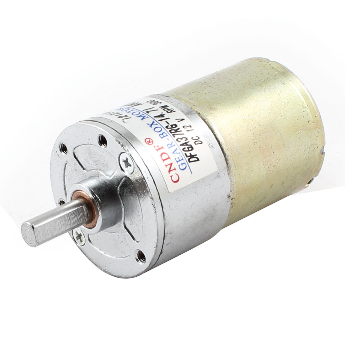 uxcell Uxcell 300RPM 12V High Torque Electric Speed Reduce DC Gear Box Motor