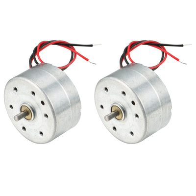 Harfington Uxcell 2PCS RC300-FT-08800 6000RPM DC 5V Micro Motor for CD Player