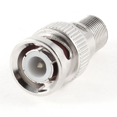 Harfington Uxcell BNC Male to F Type Female RF Connector Adapter Coaxial Connector Replacement