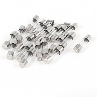 Harfington Uxcell 20pcs Fast Blow Glass Tube Fuse 20A 250V 5mm x 20mm