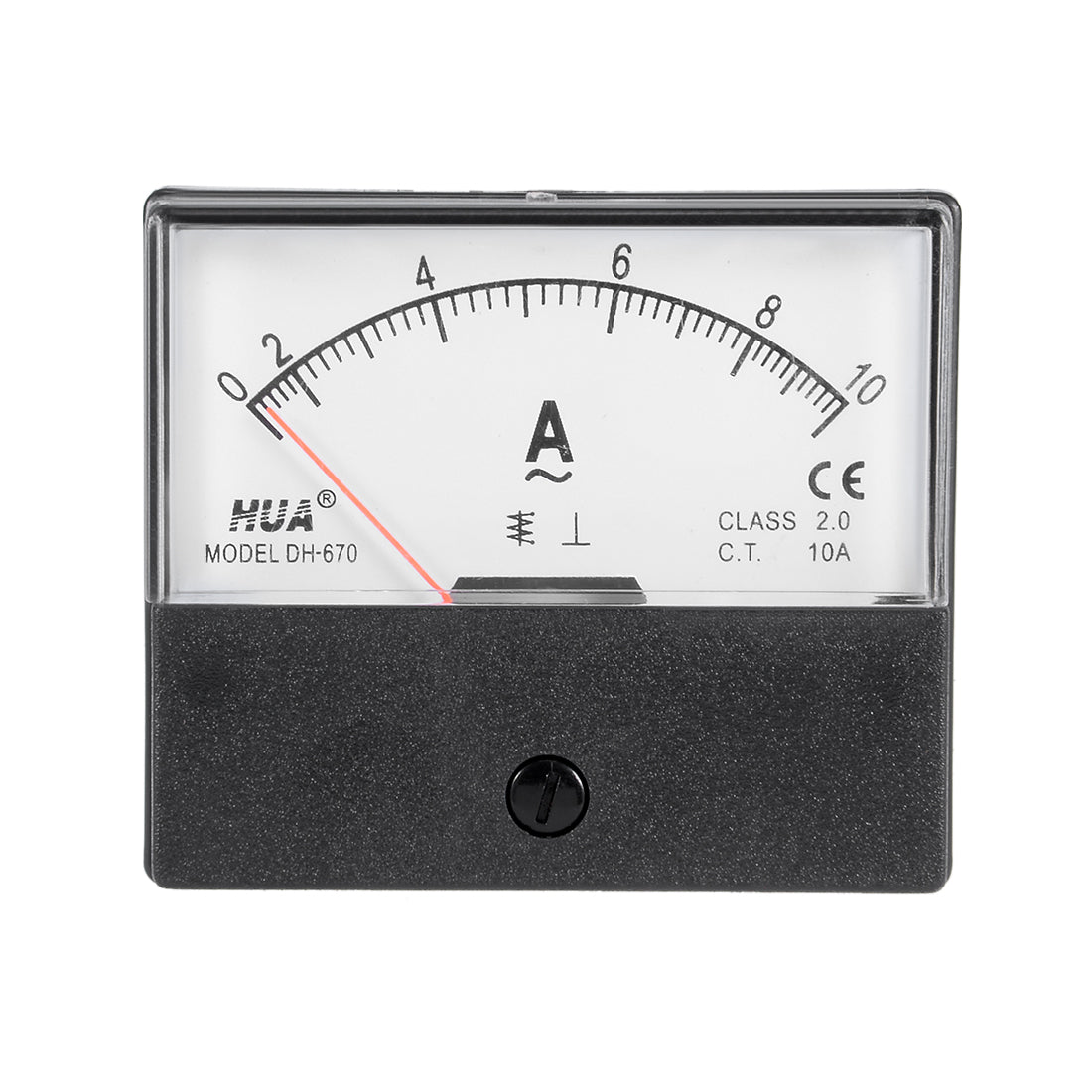 uxcell Uxcell AC 0-10A Analog Panel Ammeter Gauge Ampere Current Meter DH-670
