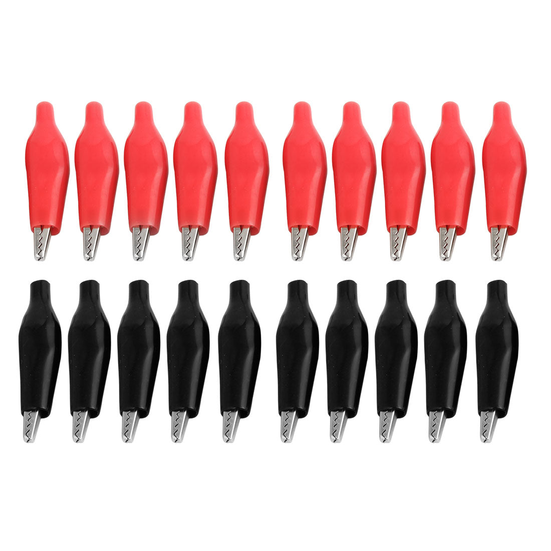 uxcell Uxcell 20 Pcs Black Red Soft Plastic Oil Testing Probe Alligator Test Clip